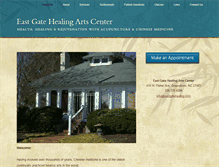 Tablet Screenshot of eastgatehealing.com